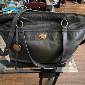 Margot  New York Black Leather Handbag